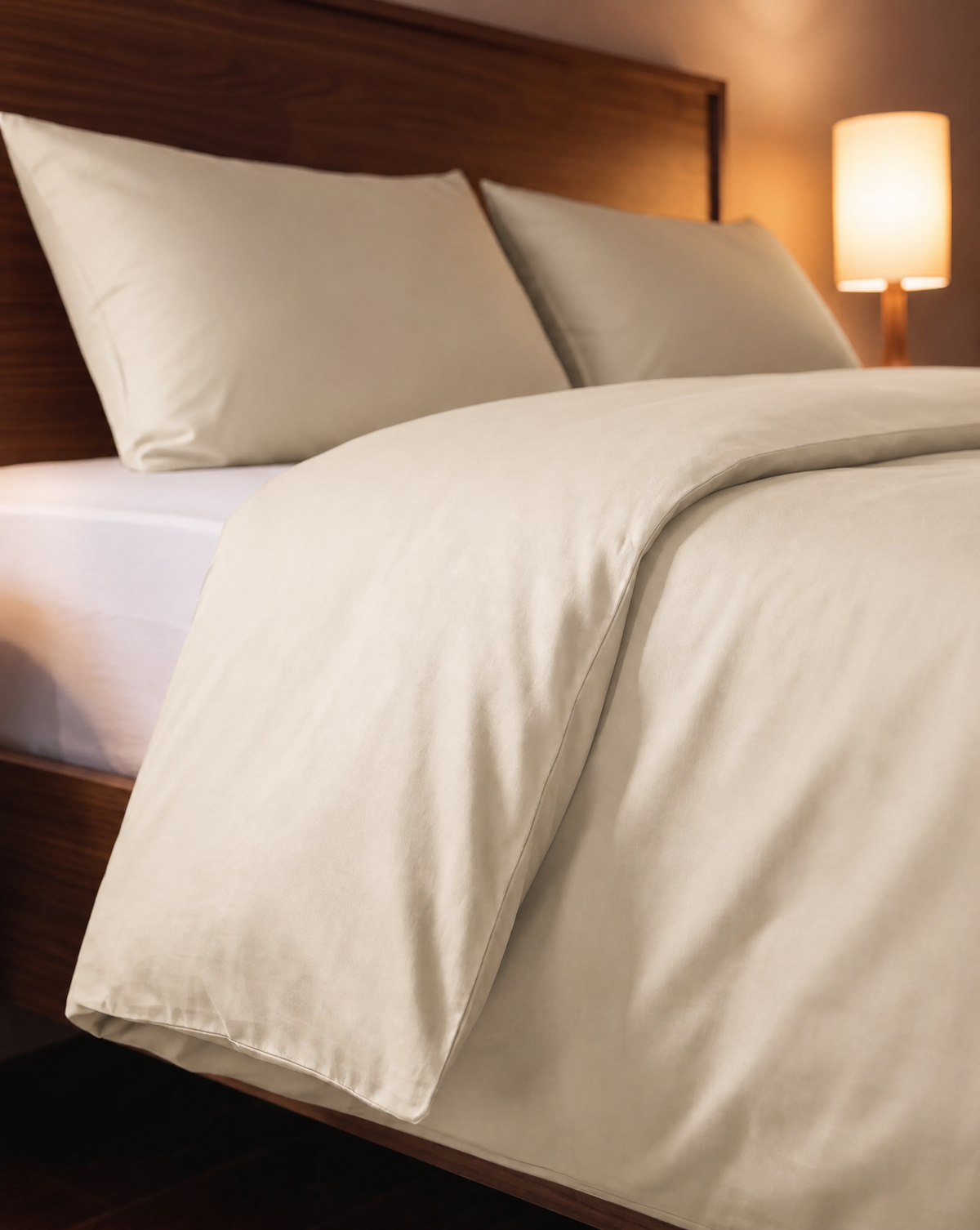 Couette Zelesta Pure Uni Sans Coutures en Coton - Cloud Dancer