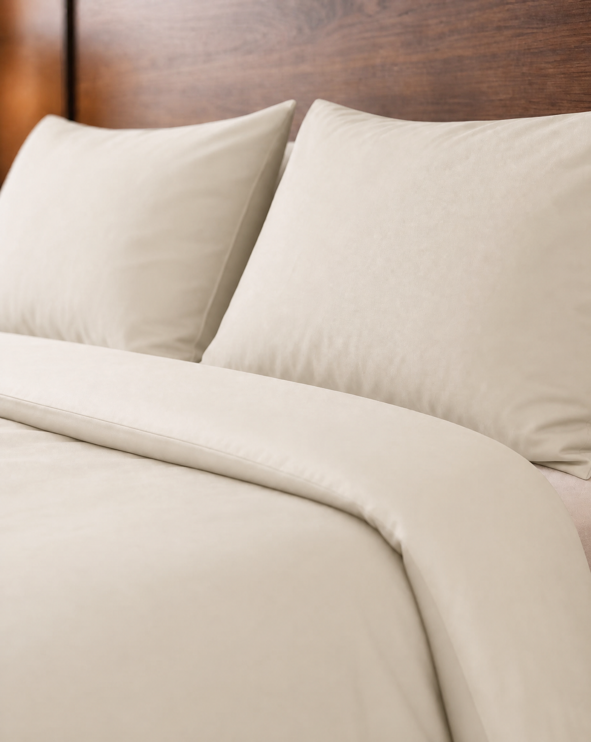 Couette Zelesta Pure Uni Sans Coutures en Coton - Cloud Dancer