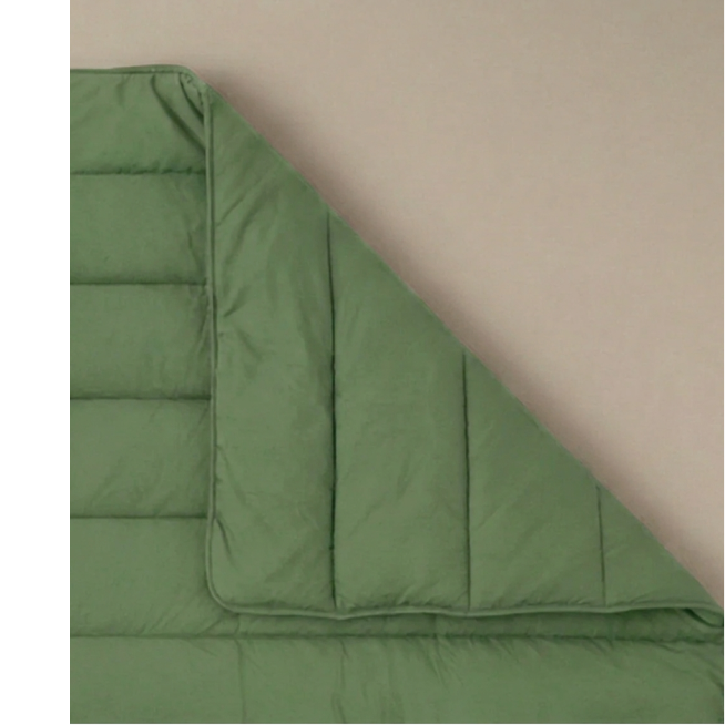 Zelesta Comfort Unie Couette Été - Vert Sauge