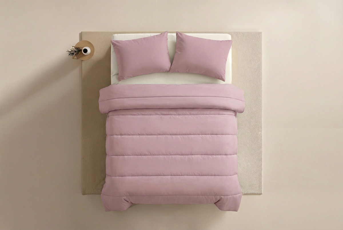 Zelesta Comfort Uni Couette 4 Saisons - Vieux Rose