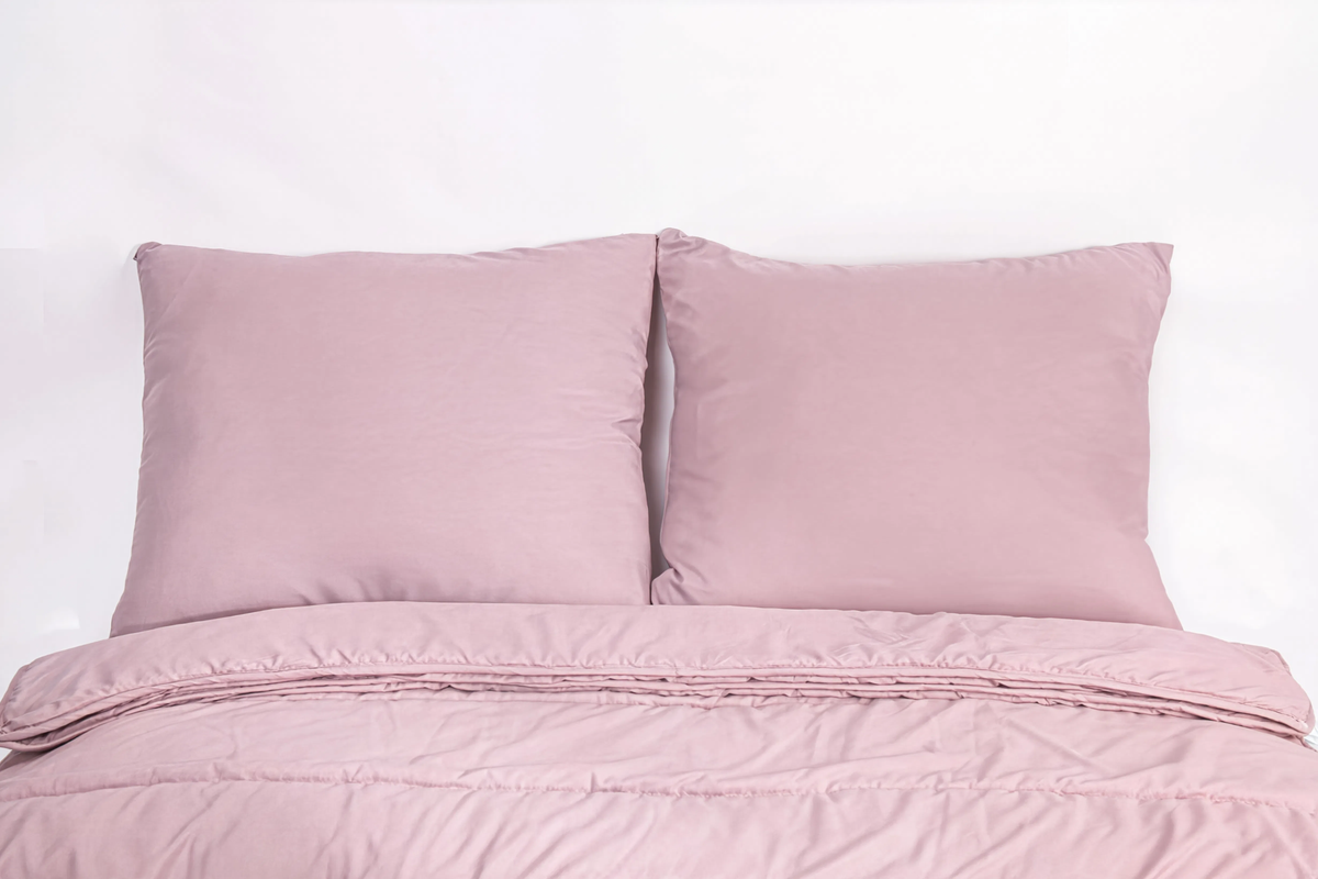 Zelesta Comfort Uni Couette 4 Saisons - Vieux Rose