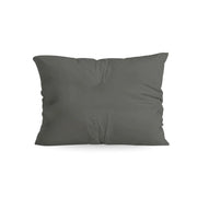 Ensemble de 2 taies d'oreiller Zelesta Comfort Uni - Anthracite
