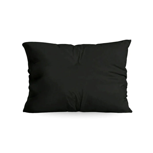 Ensemble de 2 taies d'oreiller Zelesta Comfort Uni - Noir