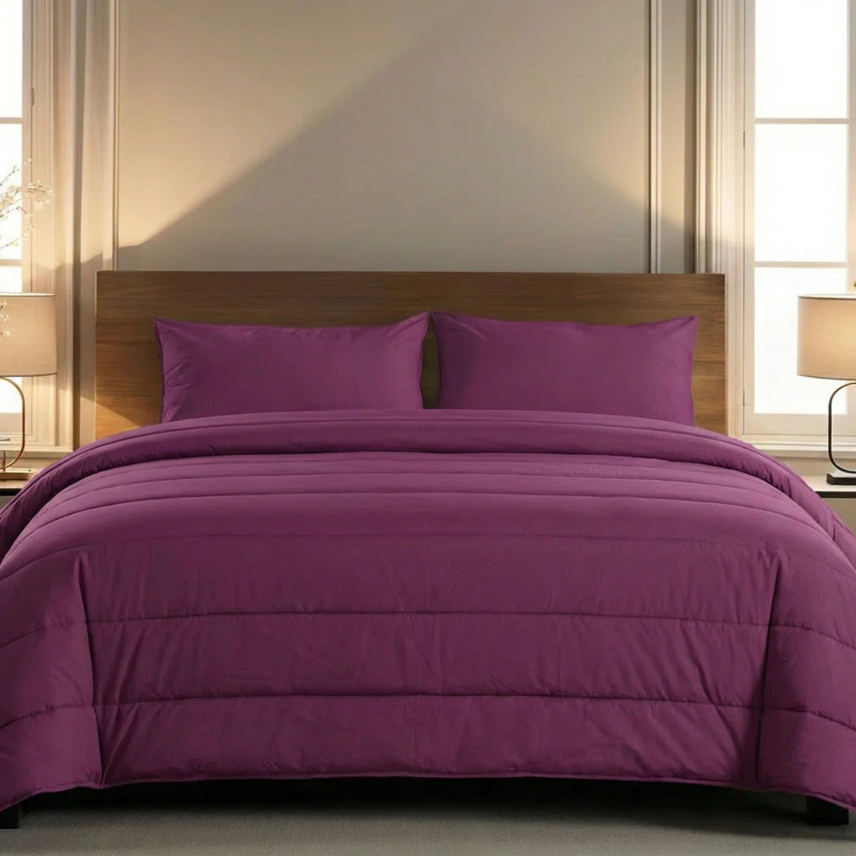 Zelesta Comfort Uni Summer Duvet - Bordeaux