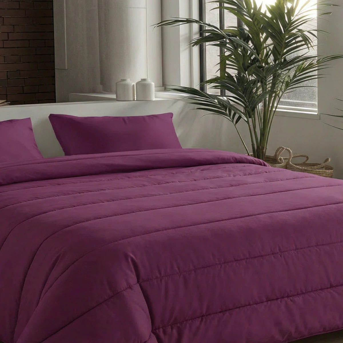 Zelesta Comfort Uni Summer Duvet - Bordeaux