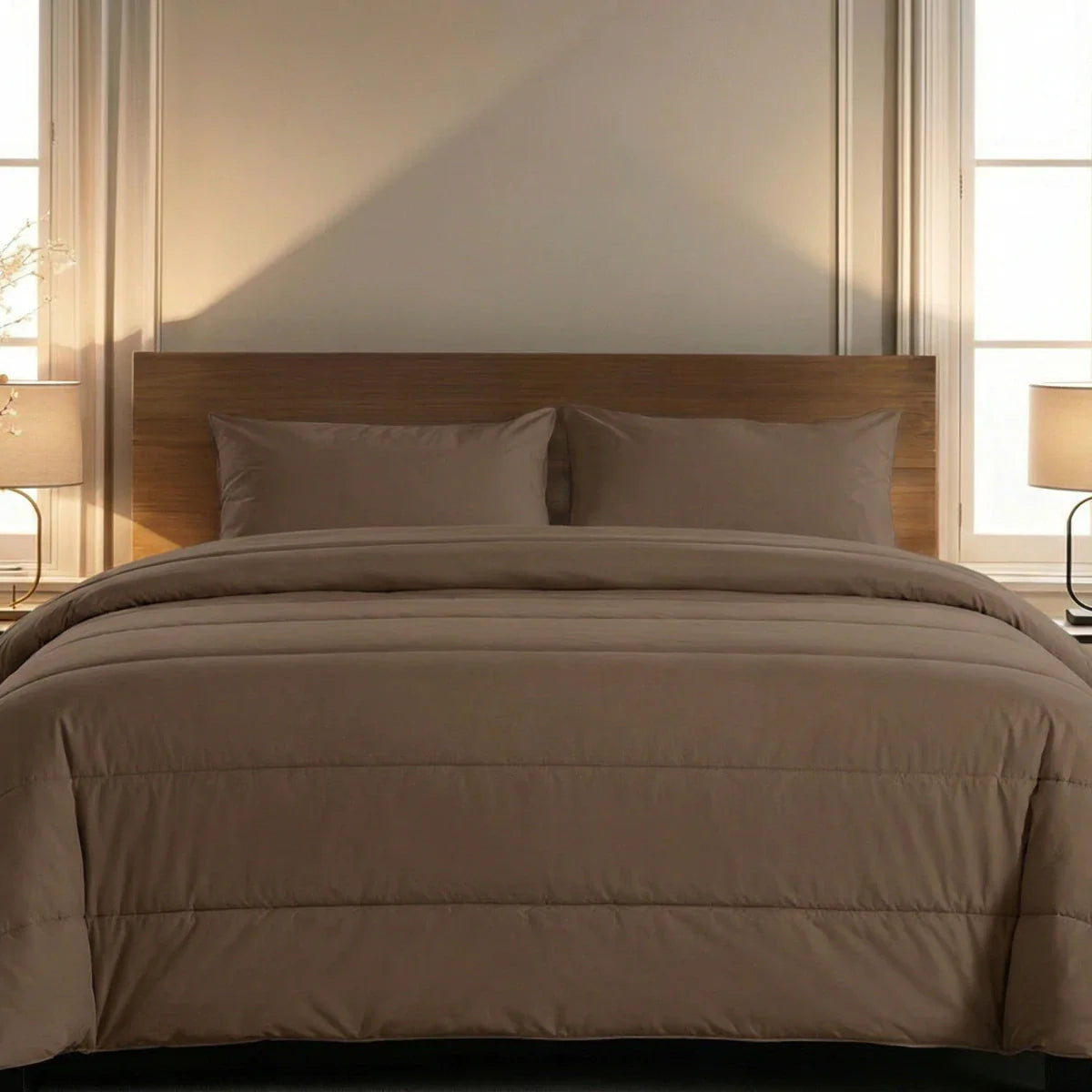 Couette Zelesta Comfort Uni - Moka