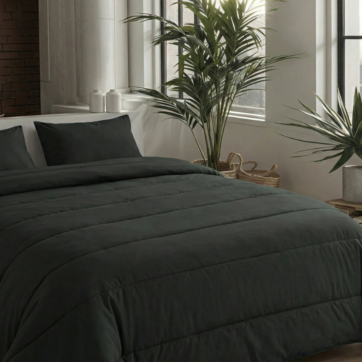 Couette d'été Zelesta Comfort Uni - Noir
