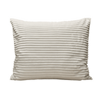 Housse de coussin Zelesta Special Teddy Groove Lot de 2 - Blanc cassé