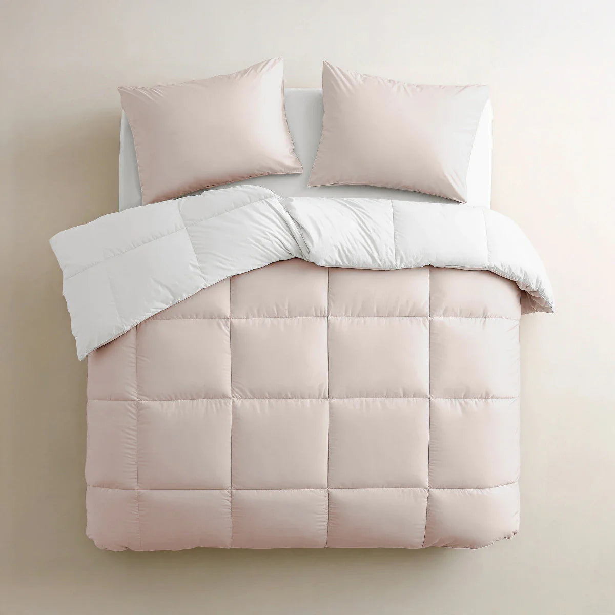 Zelesta Deluxe Duo Couette Été Coton Percale - Soie & Crème
