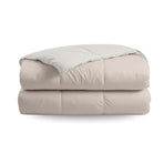 Zelesta Deluxe Duo Couette Été Coton Percale - Soie & Crème