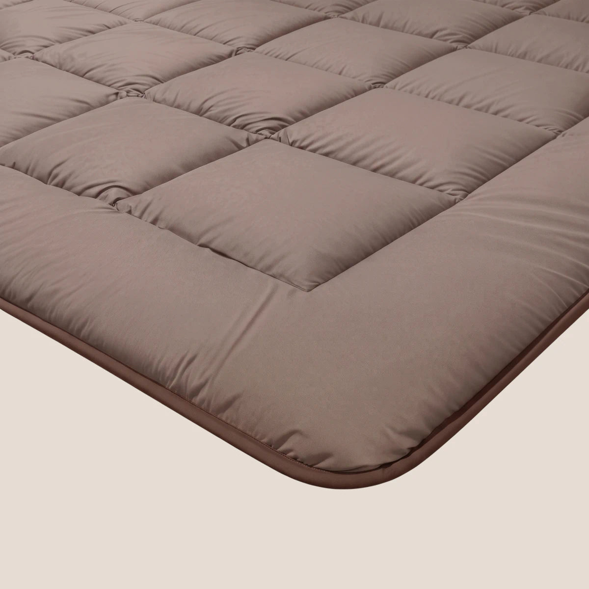 Zelesta Deluxe Design Satin Cotton - Taupe Stripes