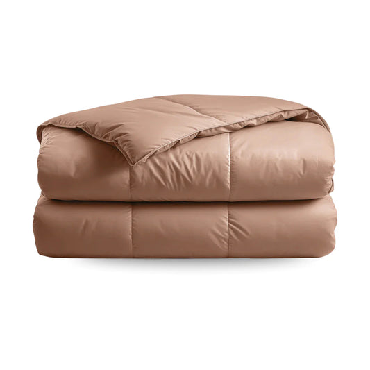 Zelesta Deluxe Uni Satin Cotton Summer Duvet - Earth Red