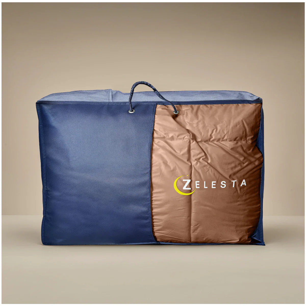 Zelesta Deluxe Uni Satin Cotton Summer Duvet - Earth Red