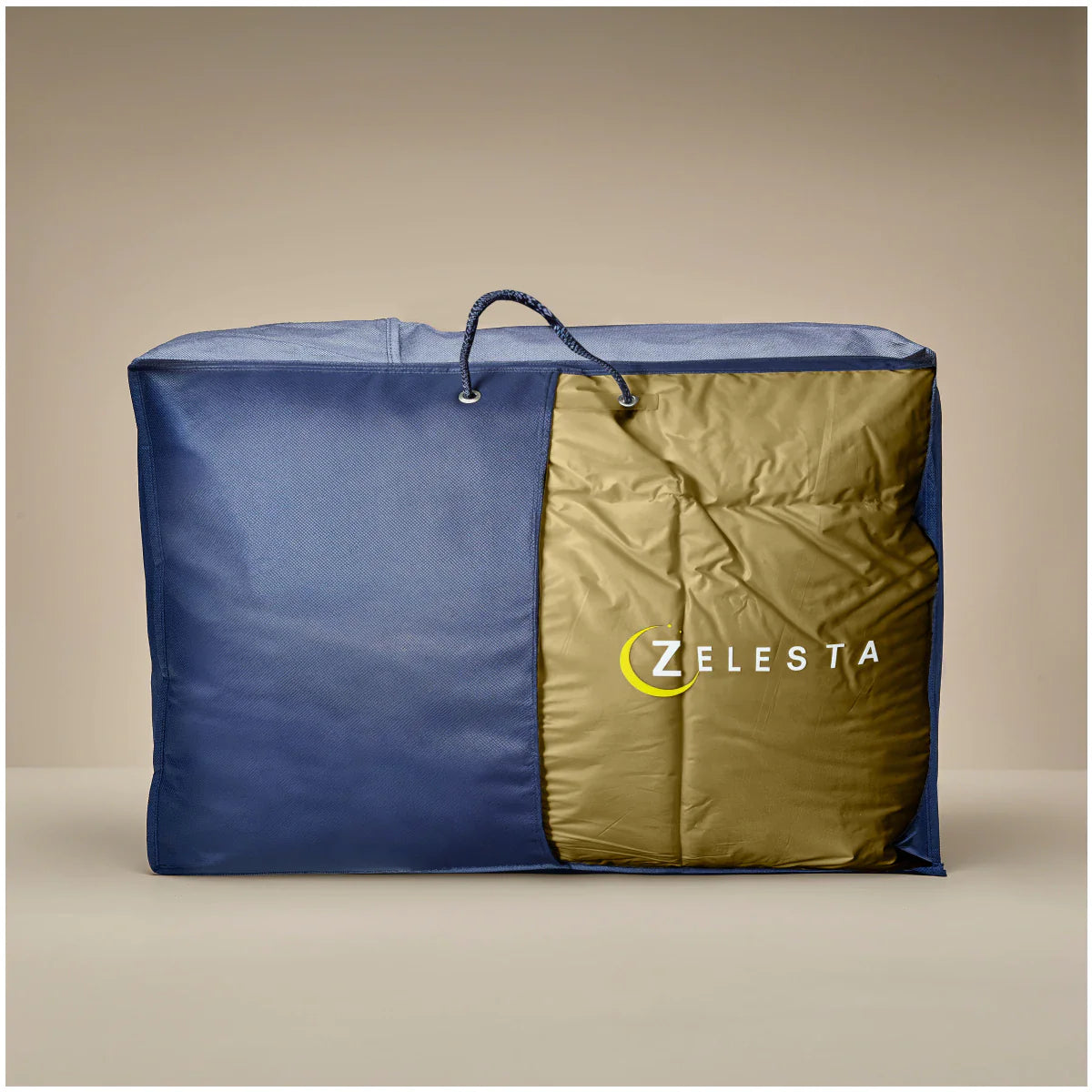 Zelesta Deluxe Uni Satin Cotton Summer Duvet - Ochre Yellow