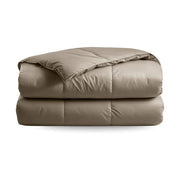 Zelesta Deluxe Uni Satin Cotton Summer Duvet - Walnut Brown