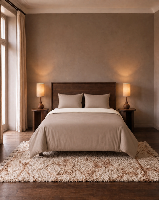 Zelesta Pure Duo Seamless Cotton Duvet - Grey & Off White