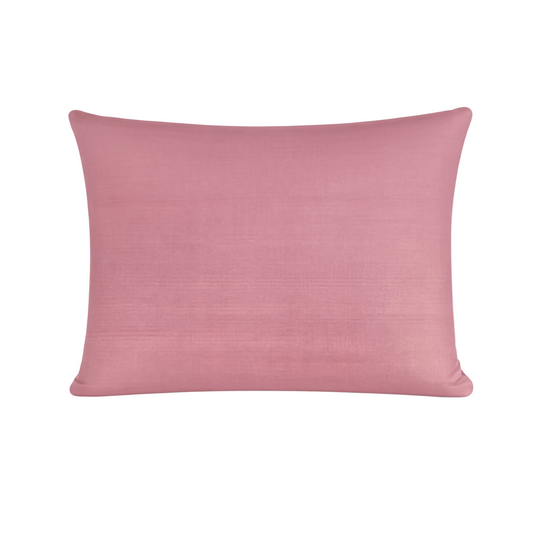 Taie d'Oreiller Zelesta Comfort Uni Sans Coutures Lot de 2 - Rose Poudré