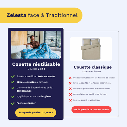 Zelesta Royalbed - Rose pastel et Crème