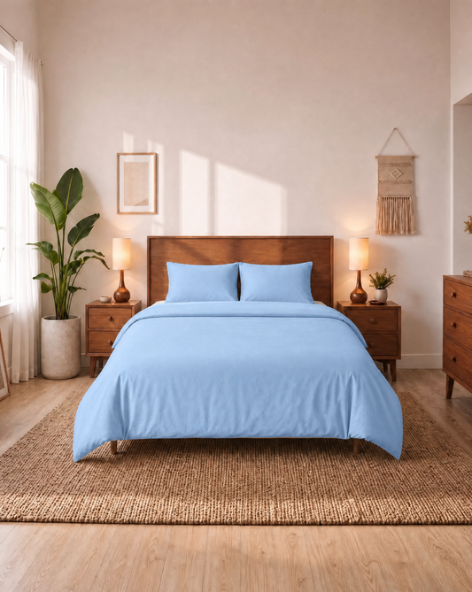 Zelesta Comfort Uni Seamless Duvet - Ice Blue