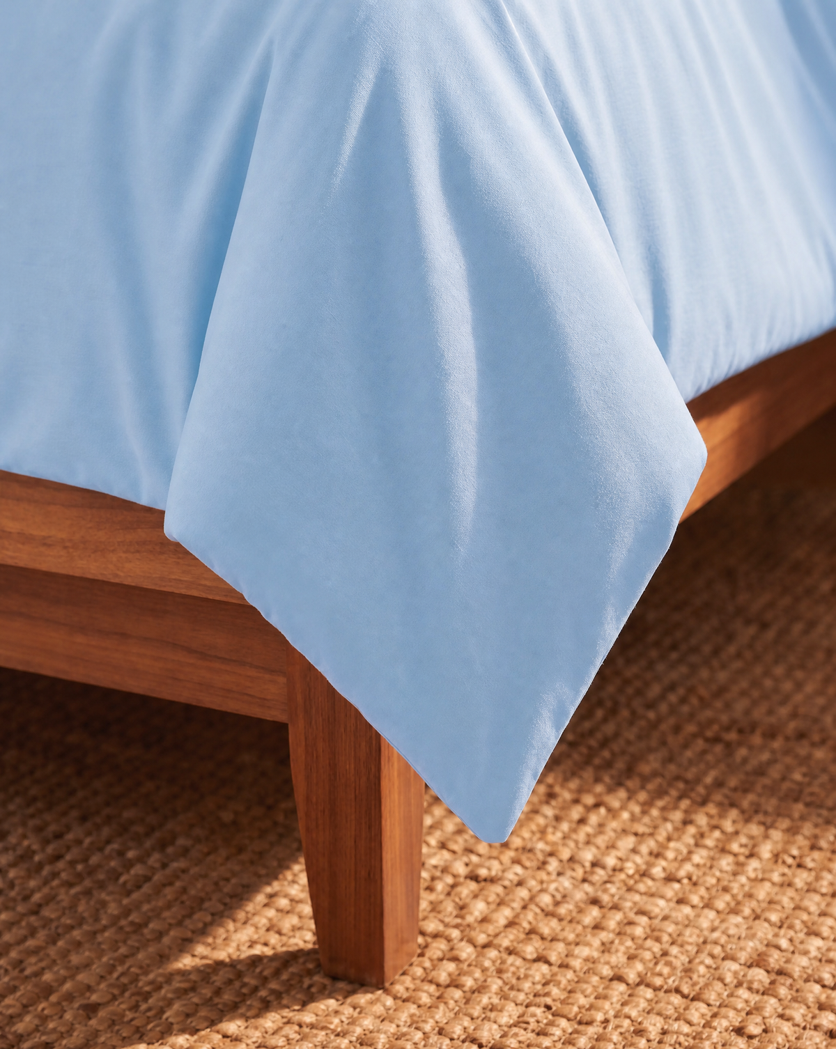 Couette Zelesta Comfort Uni Sans Coutures - Bleu Glacier