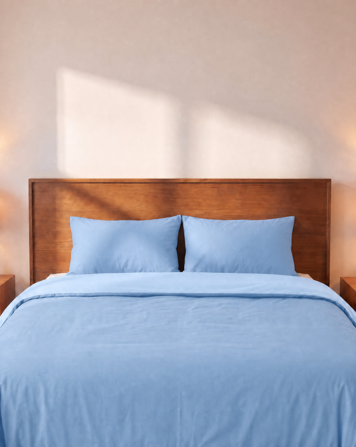 Couette Zelesta Comfort Uni Sans Coutures - Bleu Glacier
