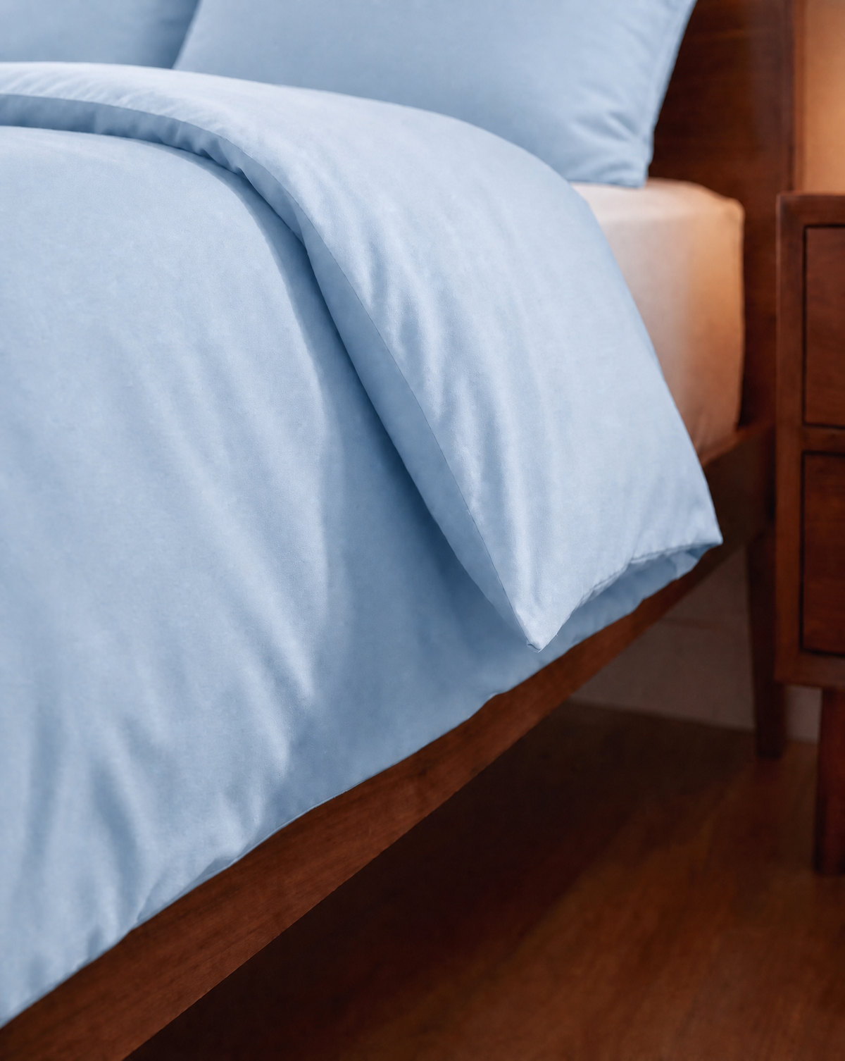 Couette Zelesta Comfort Uni Sans Coutures - Bleu Glacier