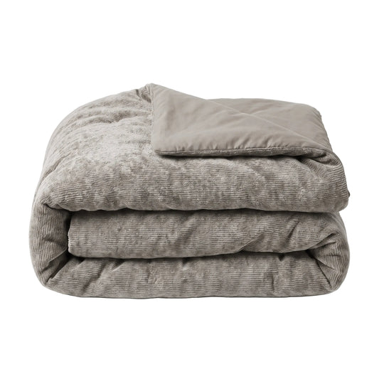 Zelesta Special Jersey Chenille Couette - Gris métal
