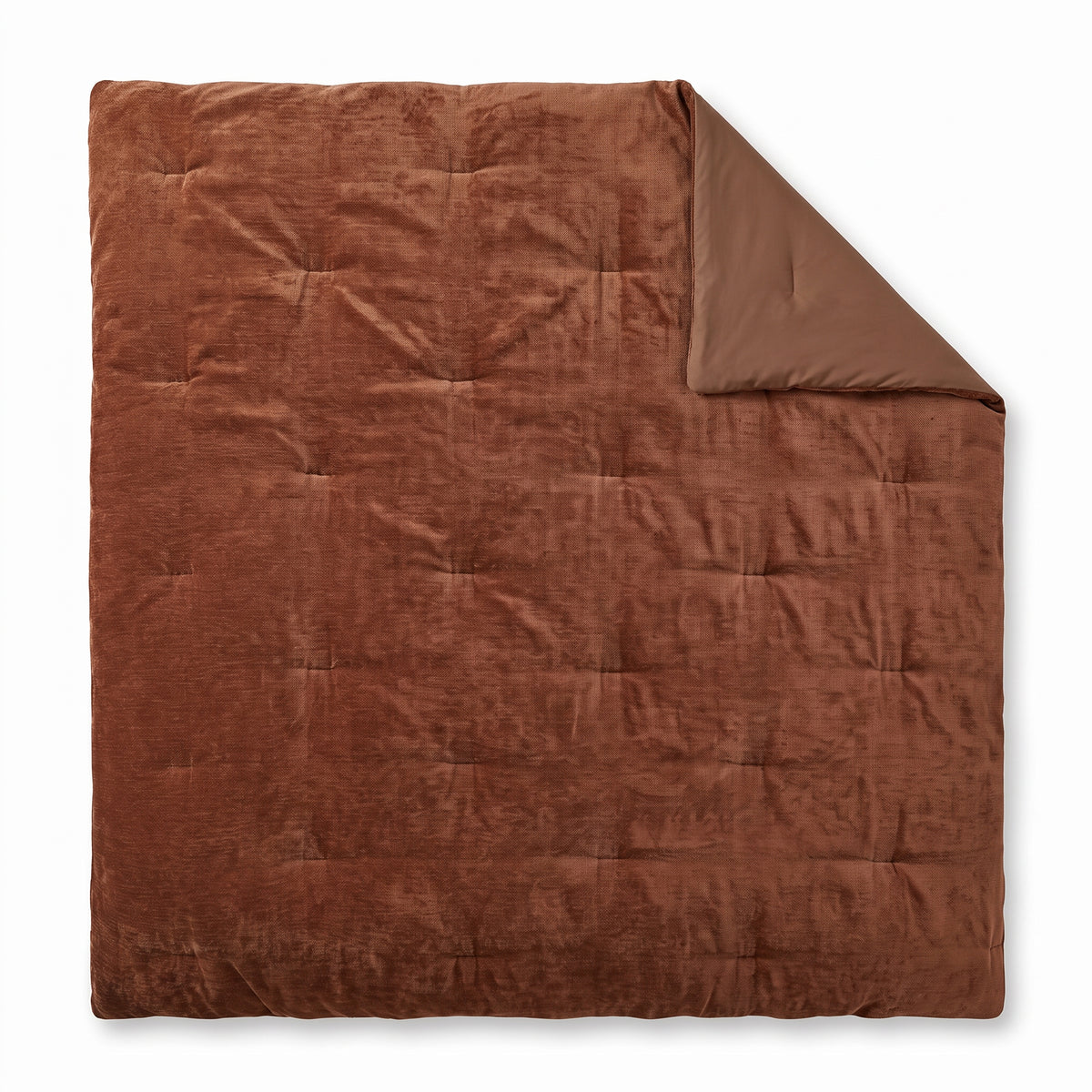 Zelesta Special Jersey Chenille Couette - Brun chaud