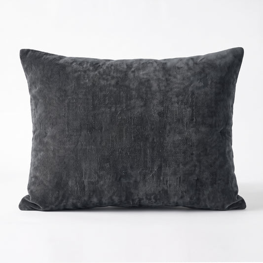 Zelesta Special Jersey Chenille Taies d'oreiller Lot de 2 - Gris chaud