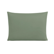 Taie d'Oreiller Zelesta Pure Uni Sans Coutures en Coton Lot de 2 - Vert Loden