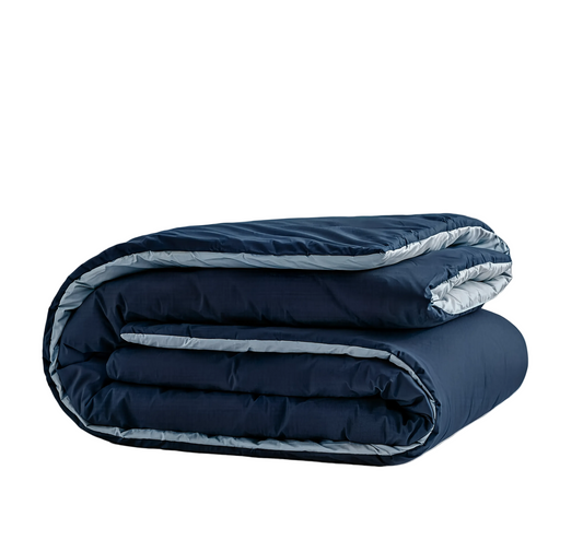 Couette Zelesta Comfort Duo Sans Coutures - Bleu & Bleu Marine