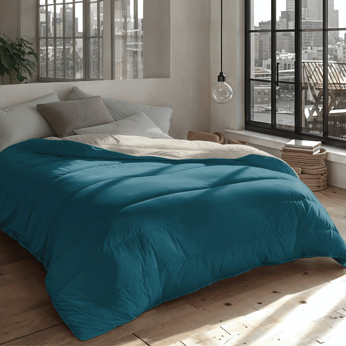 Zelesta Royalbed Light - Petrol & Sand Beach 3