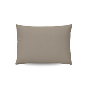 Zelesta Comfort Uni Taies d'oreiller Lot de 2 - Taupe naturel