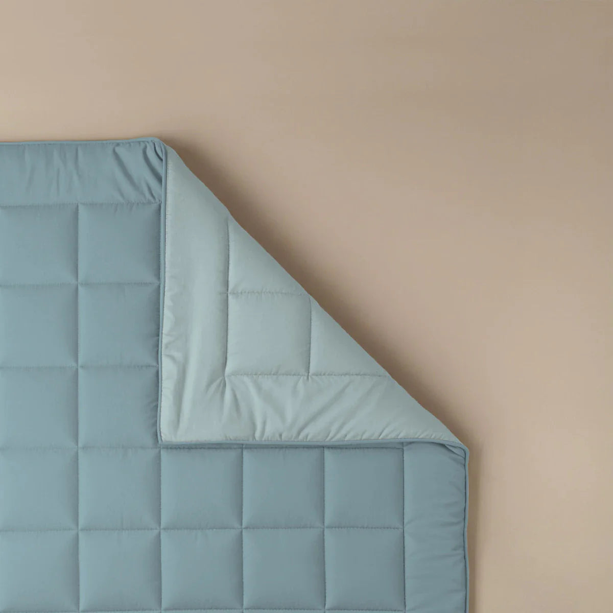 Zelesta Pure Duo Cotton Summer Duvet - Grey Blue & Light Blue