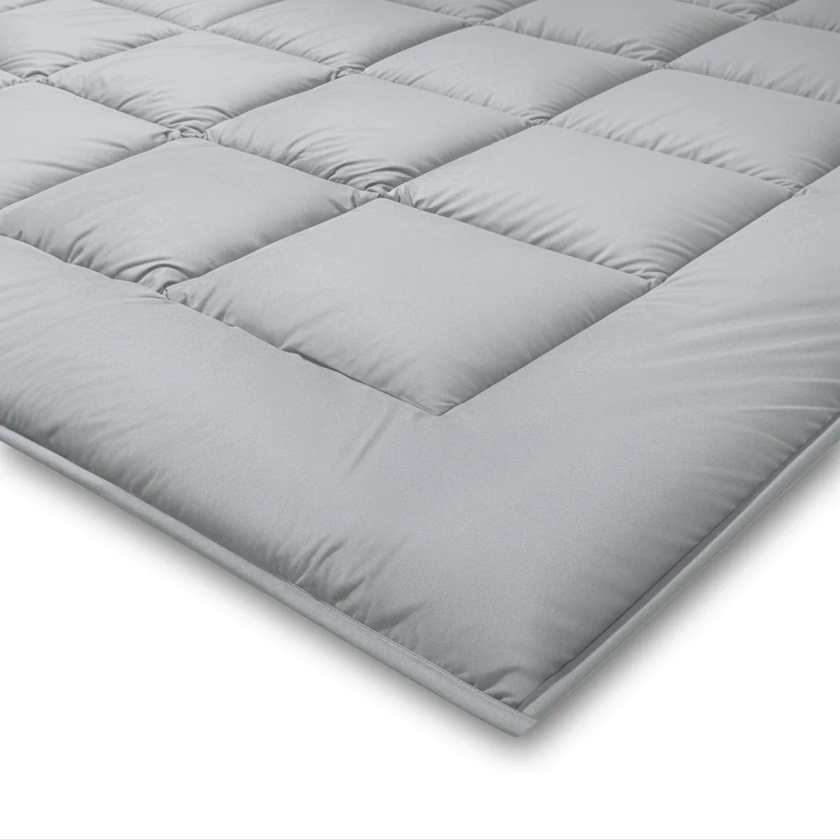 Zelesta Pure Duo Cotton Summer Duvet - Light Grey & Butter Yellow