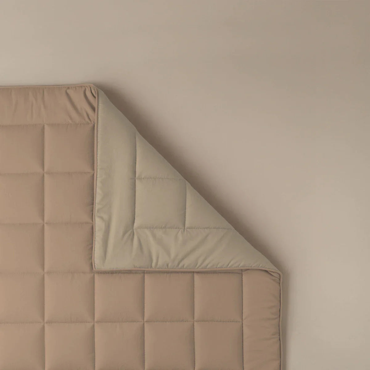 Zelesta Pure Duo Cotton Duvet - Rose Brown & Concrete Brown