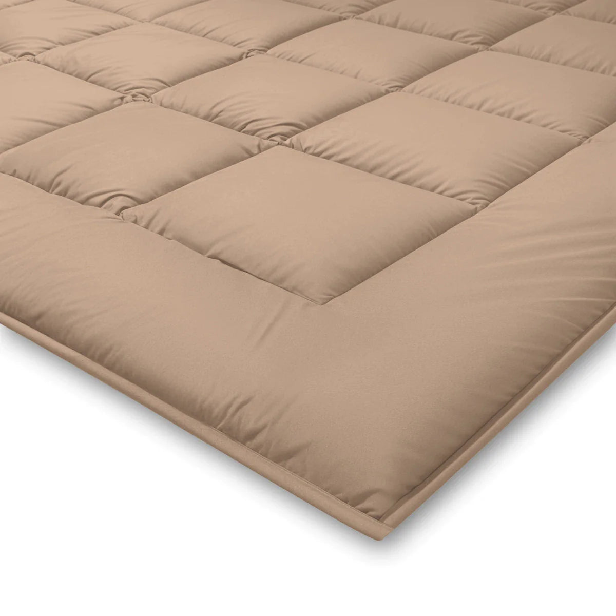 Zelesta Pure Duo Cotton Duvet - Rose Brown & Concrete Brown