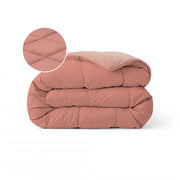 Zelesta Pure Duo Cotton Duvet - Terracotta Pink & Earth Pink