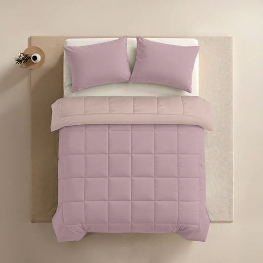 Zelesta Pure Duo Cotton Pillowcase Set Of 2 - Soft Lilac