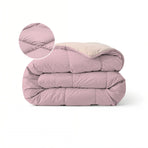 Zelesta Pure Duo Cotton Duvet - Soft Purple & Soft Pink