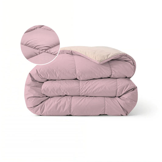 Zelesta Pure Duo Cotton Duvet - Soft Purple & Soft Pink