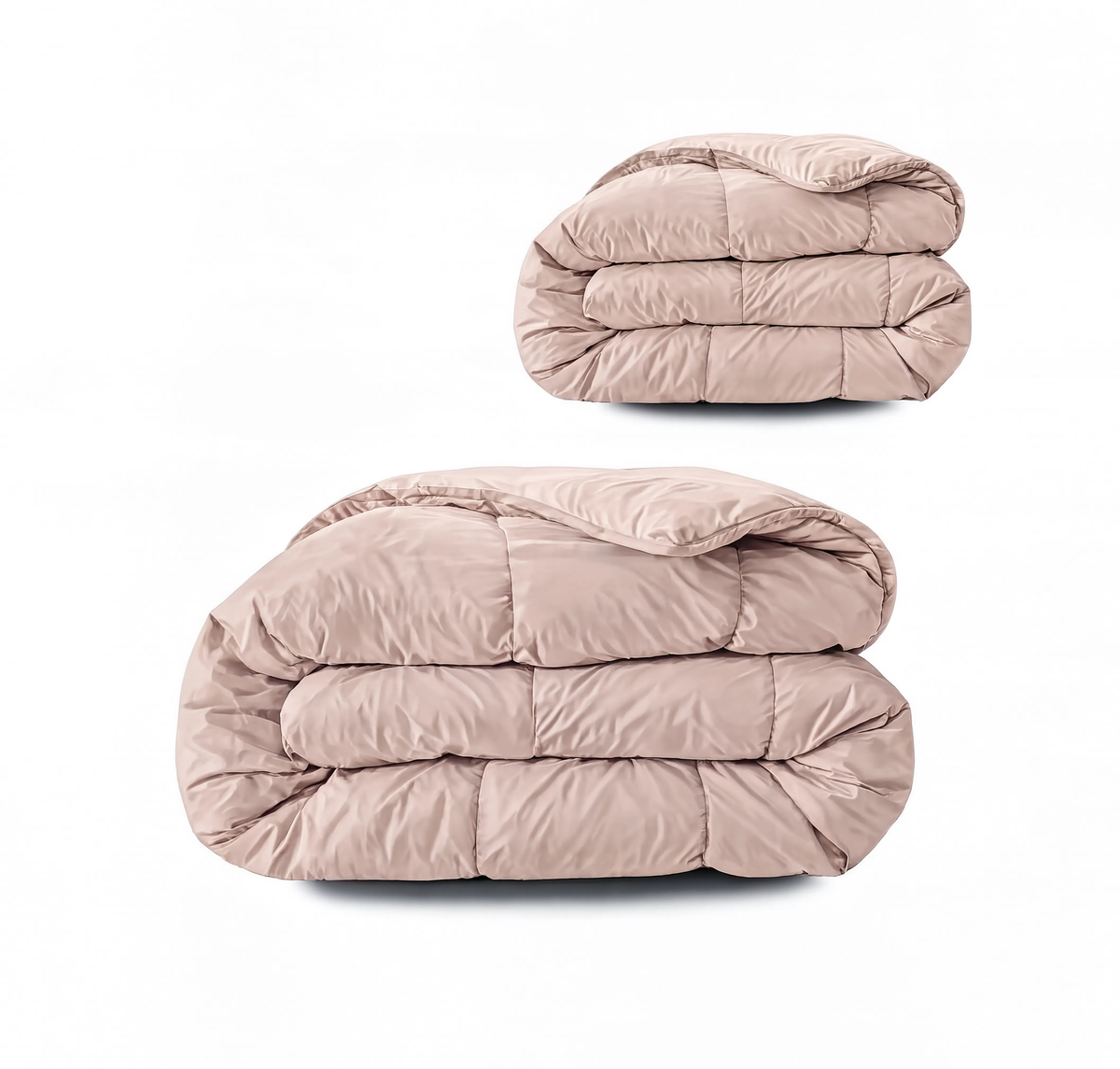 Couette Zelesta Pure Uni 4 Saisons Sans Coutures en Coton – Rose
