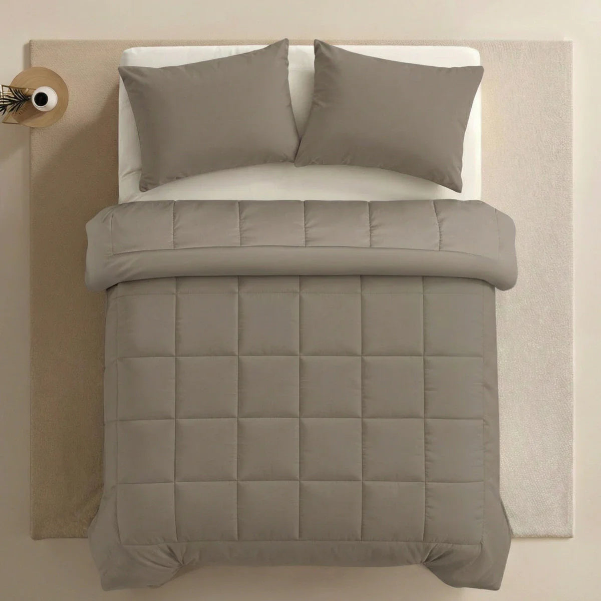 Zelesta Pure Uni Cotton Summer Duvet - Anthracite Grey