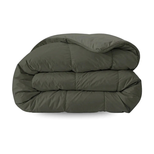Zelesta Pure Uni Cotton Duvet - Olive Black