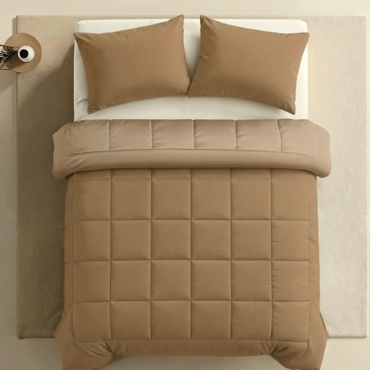 Zelesta Pure Uni Cotton Duvet - Cocoa Brown