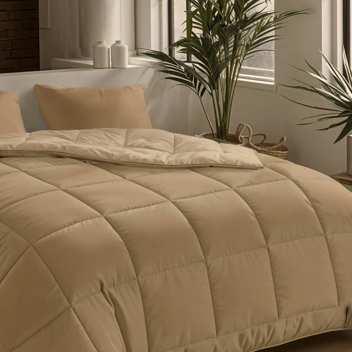 Zelesta Pure Uni Cotton Duvet - Cocoa Brown