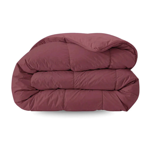 Zelesta Pure Uni Cotton Duvet - Burgundy