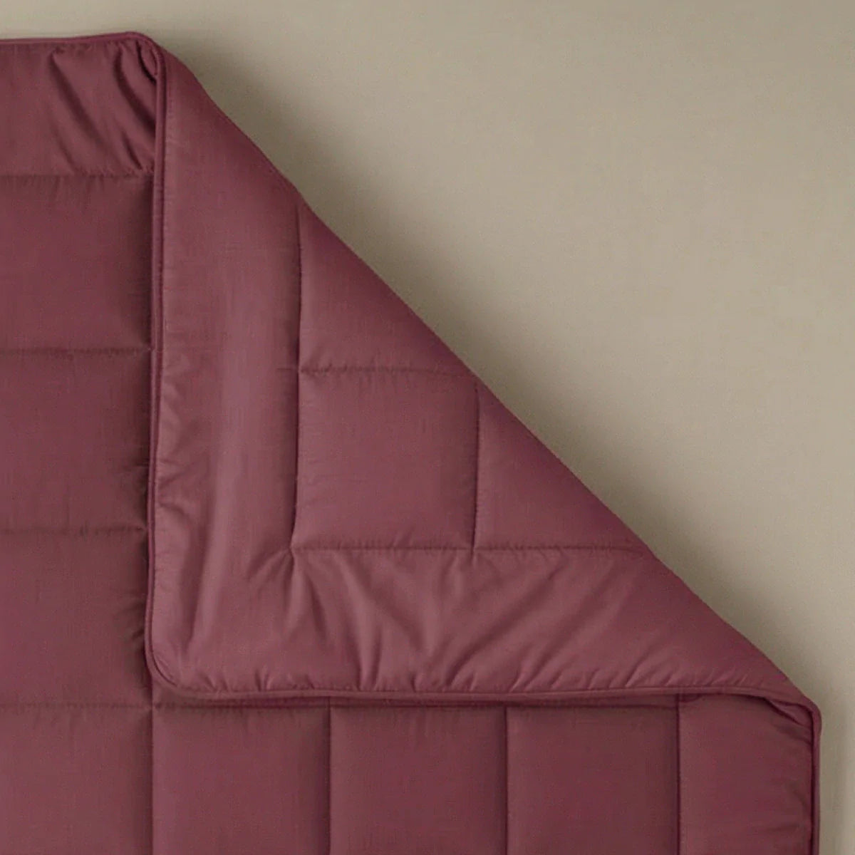Zelesta Pure Uni Cotton Duvet - Burgundy