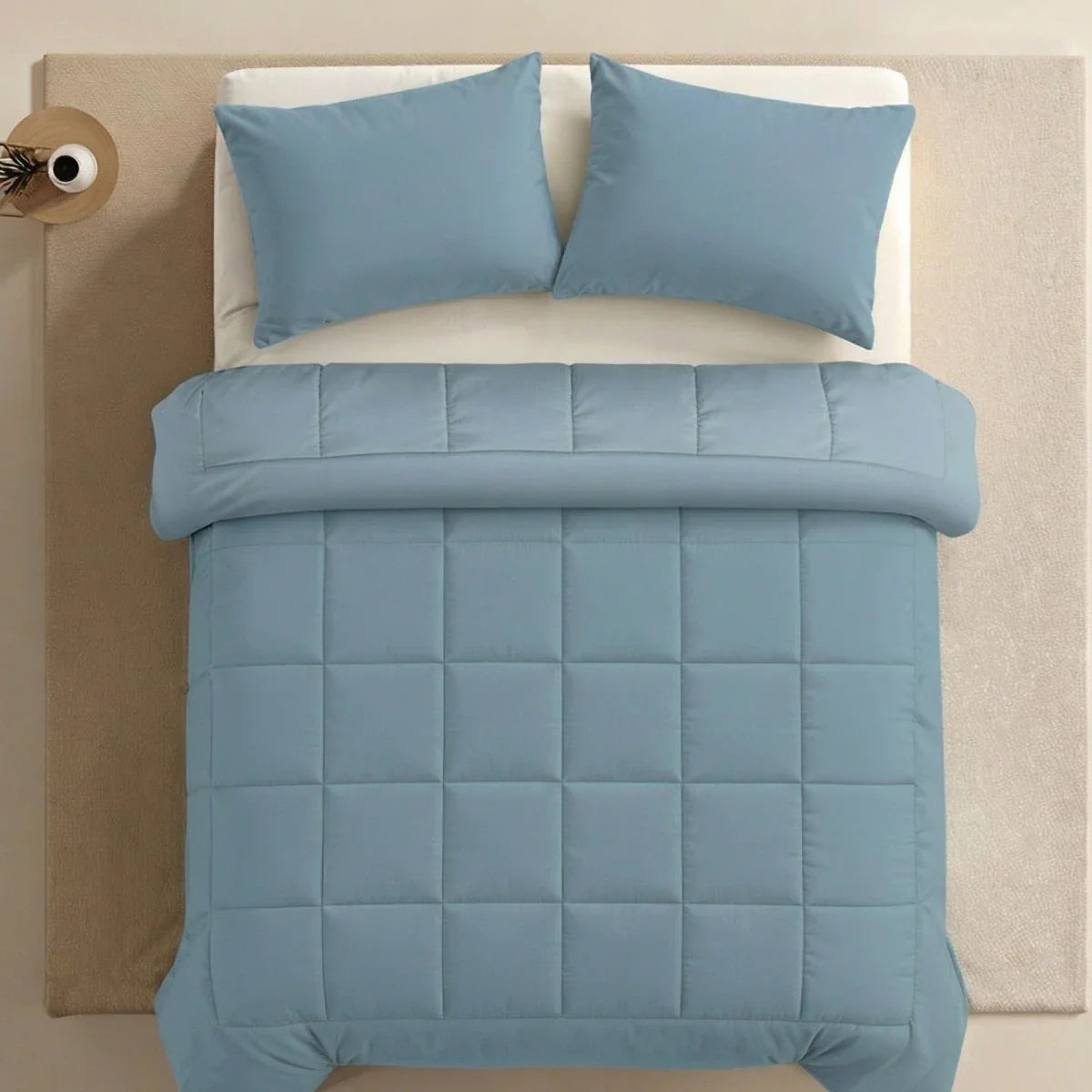 Zelesta Pure Uni Cotton Summer Duvet - Pastel Blue
