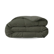 Couette d'été Zelesta Pure Uni Cotton - Olive Noir